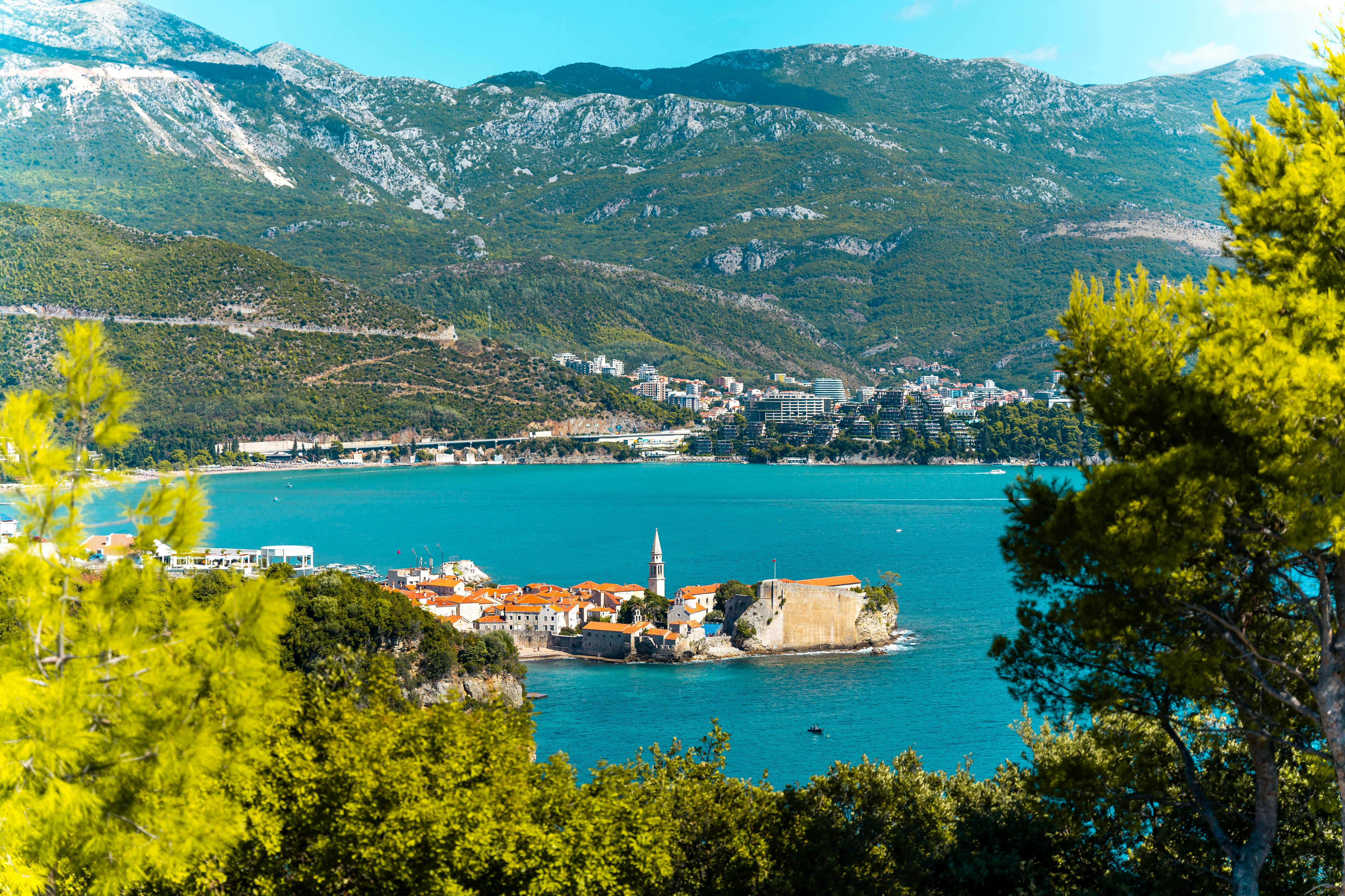 Coastal view of Kotor, Montenegro